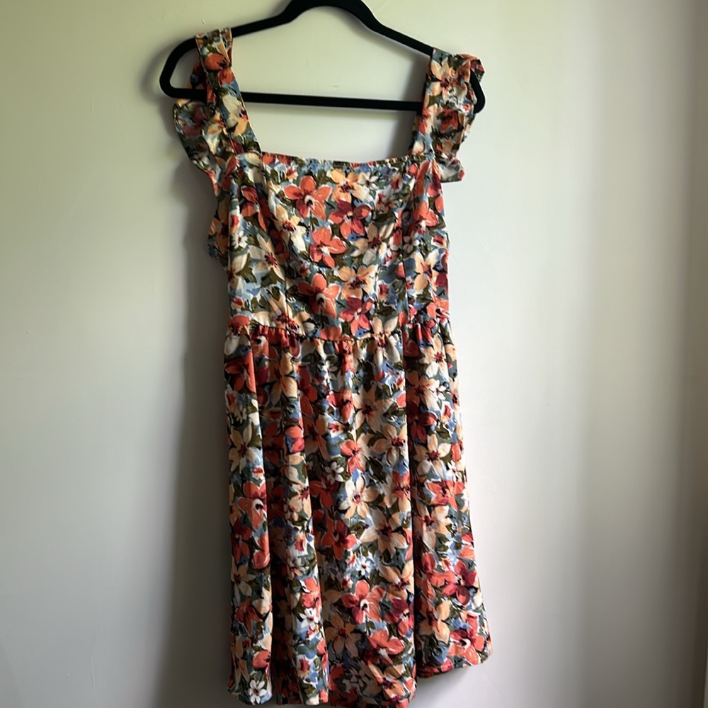 Flora Ruffle Mini Dress